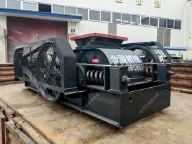 小型400x400對輥猎奇软件 猎奇软件生產線發往非洲馬達加斯加